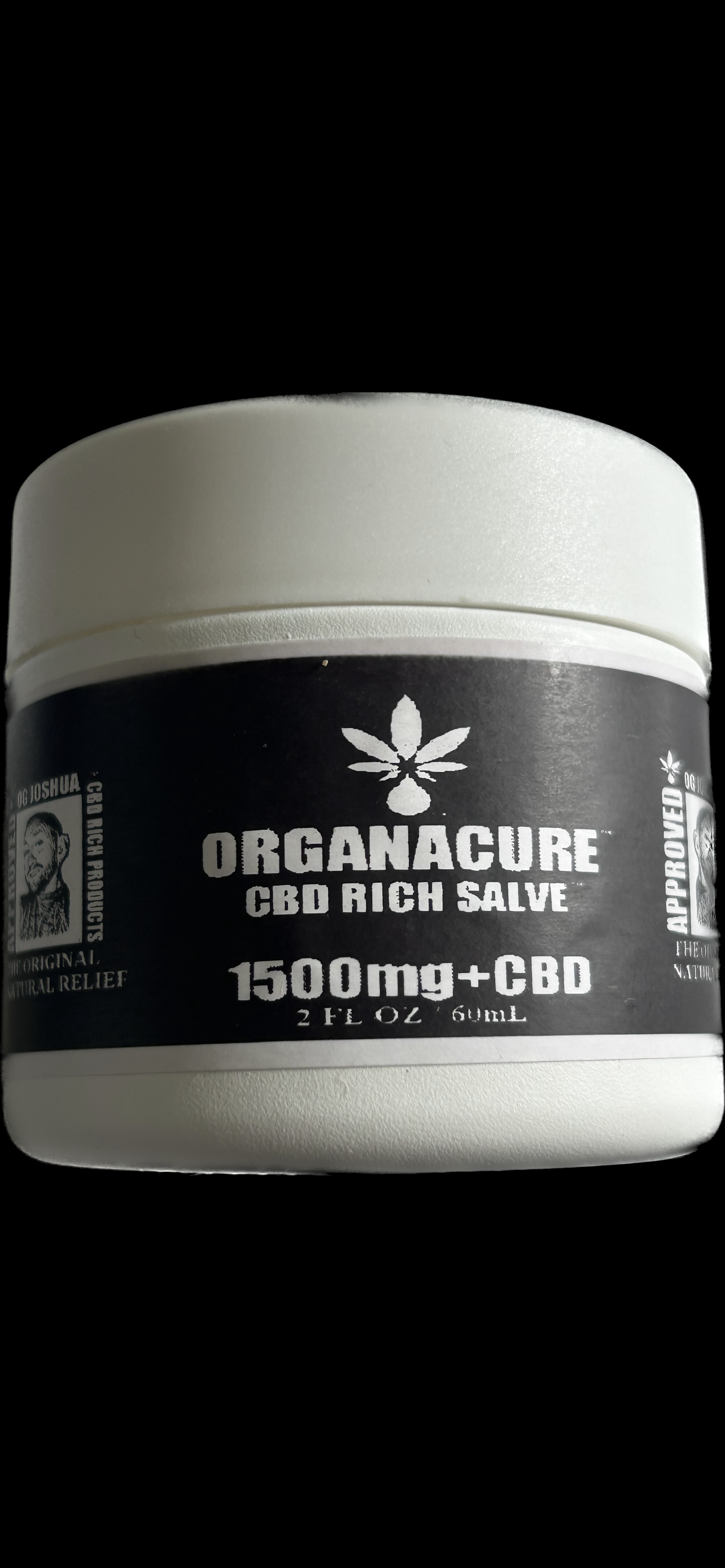 ORGANACURE™ CBD RICH SALVE™ | Extra Strength | (Zero-Thc) Pain Relief Formula | 2 FL OZ (60 mL) | Classic