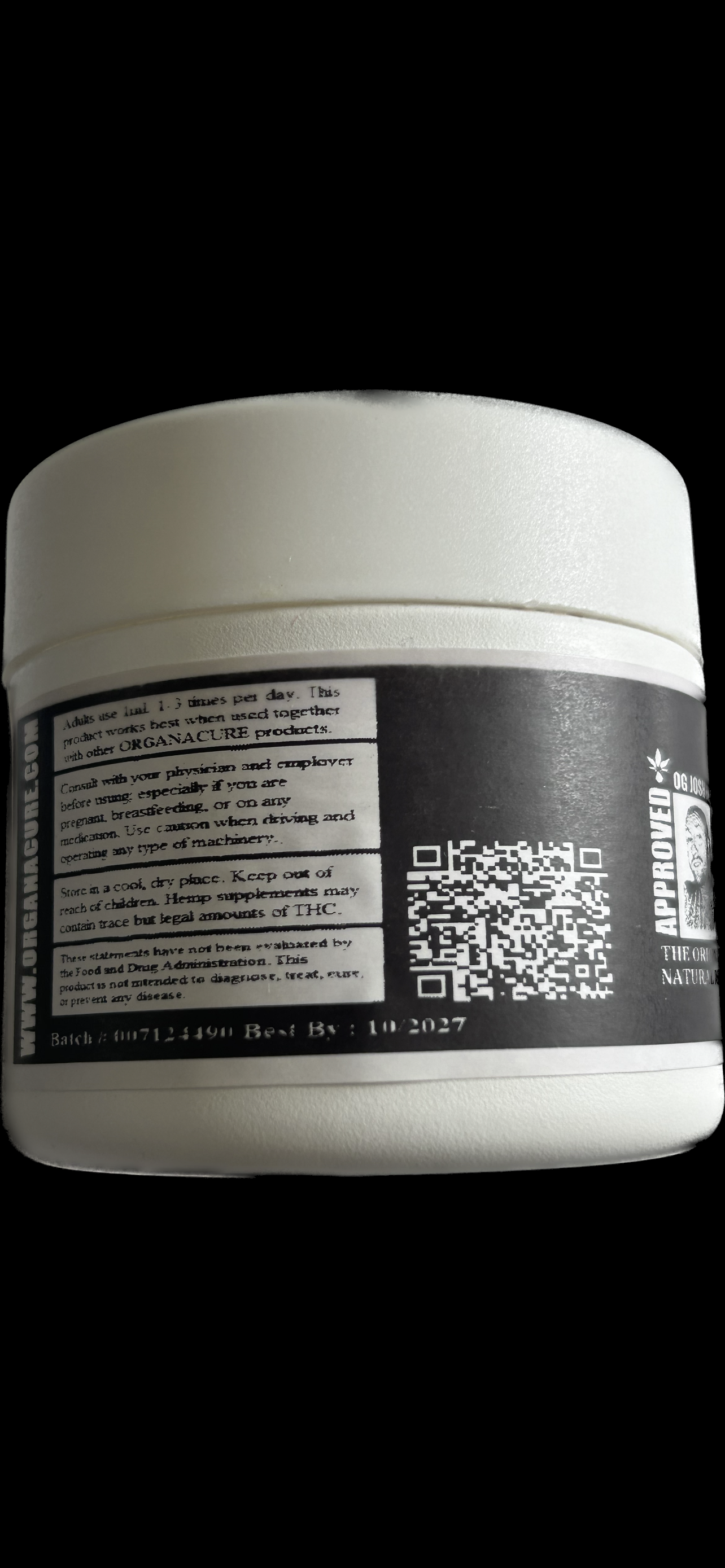 ORGANACURE™ CBD RICH SALVE™ | Extra Strength | (Zero-Thc) Pain Relief Formula | 2 FL OZ (60 mL) | Classic