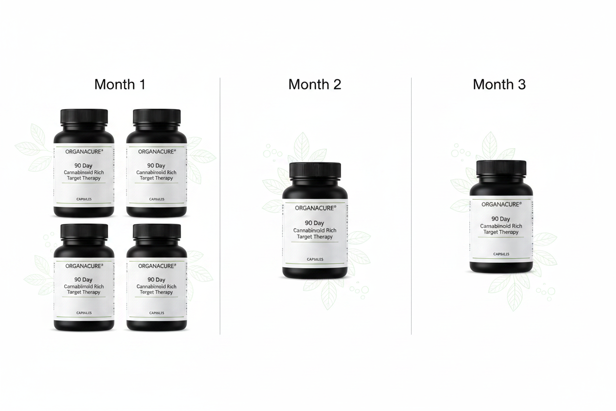 ORGANACURE® 90 Day Cannabinoid Rich Target Therapy (Capsules)